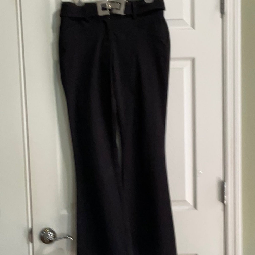 Cache Self Belt Straight Leg Boot Cut. Size 4 - image 3